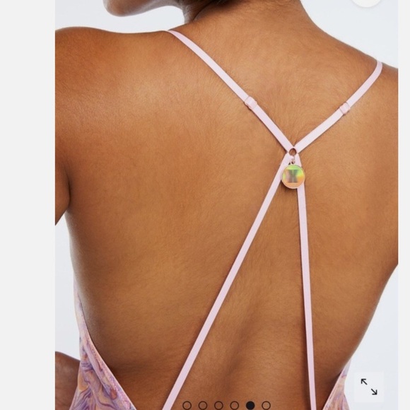 Savaged X Fenty Rihanna X-Ray Vision Gathered Mesh Crotchless Catsuit multi M - Picture 5 of 13